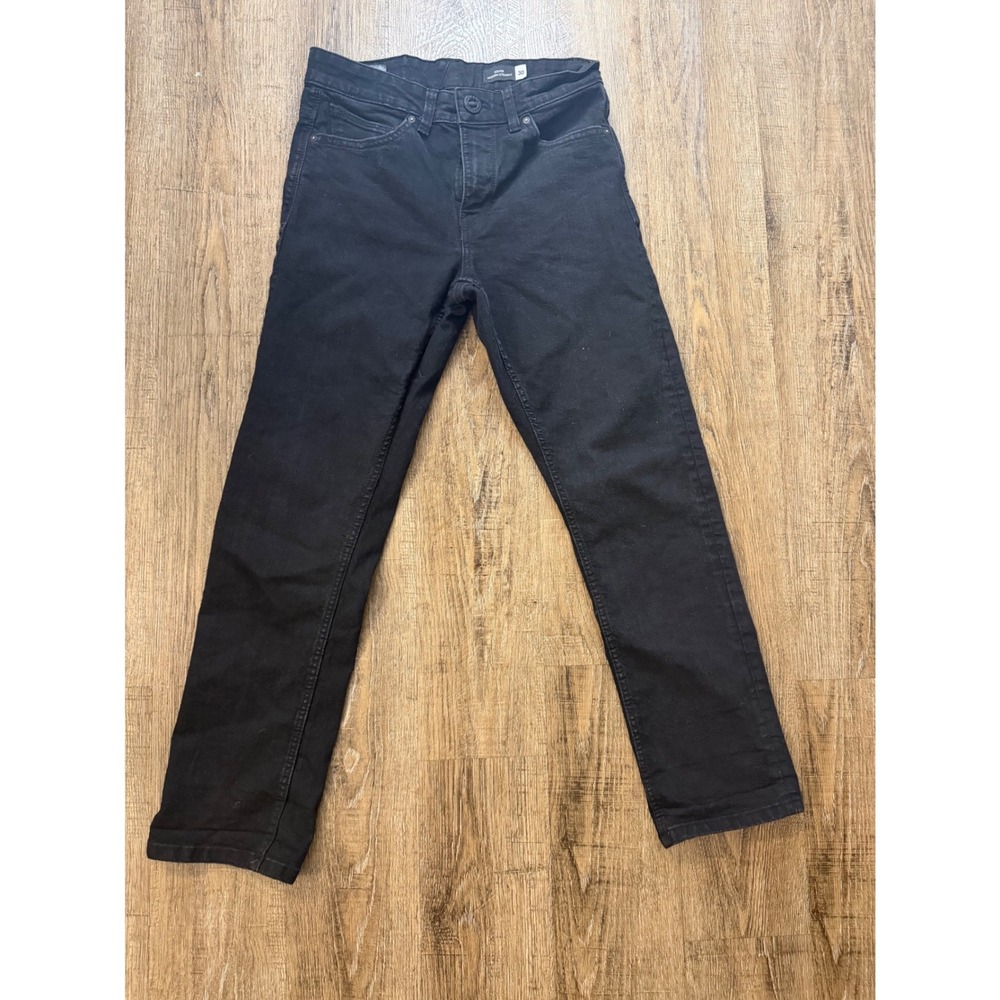 Volcom Solver Modern Straight Jeans Mens‎ 30 Black Stretch Denim Skate Pants